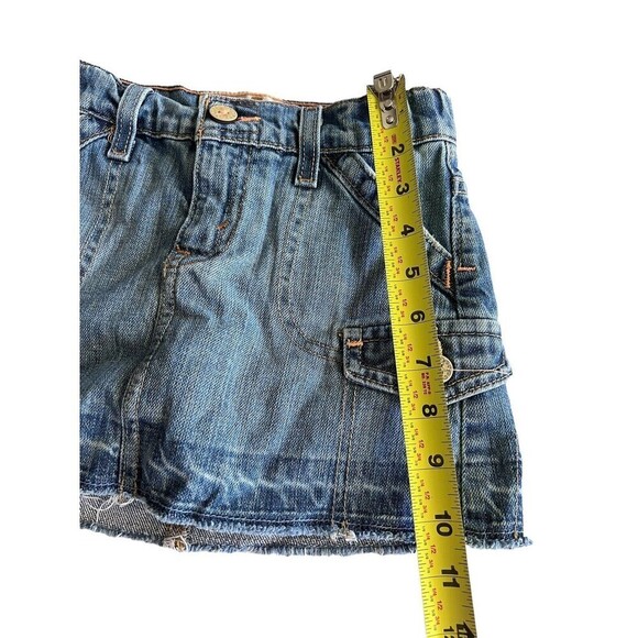 Levi Strauss Signature Brand Blue Jean Skort Girls Size Small 6-6X - Picture 3 of 7